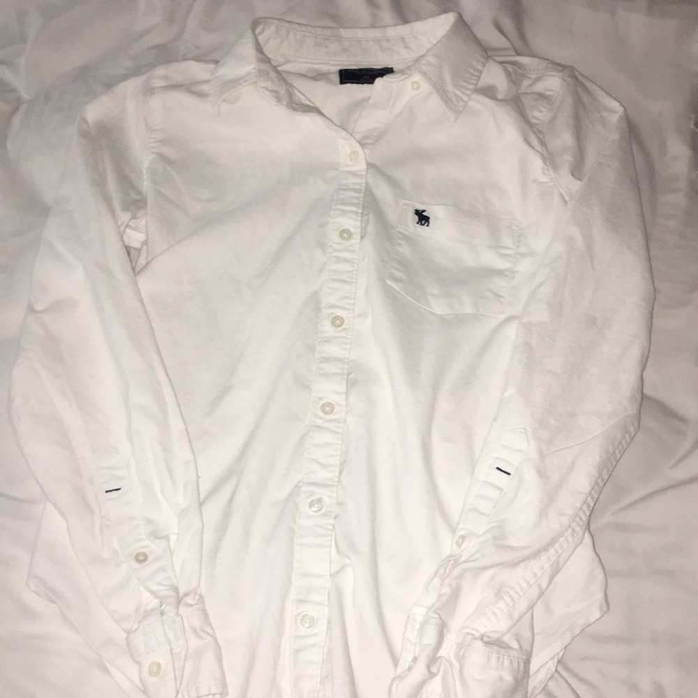 Abercrombie and Fitch icon button up shirt